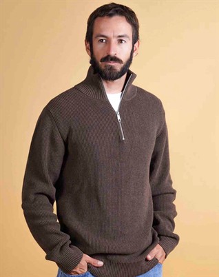 Halfzip Organic Cotton Men's Strik